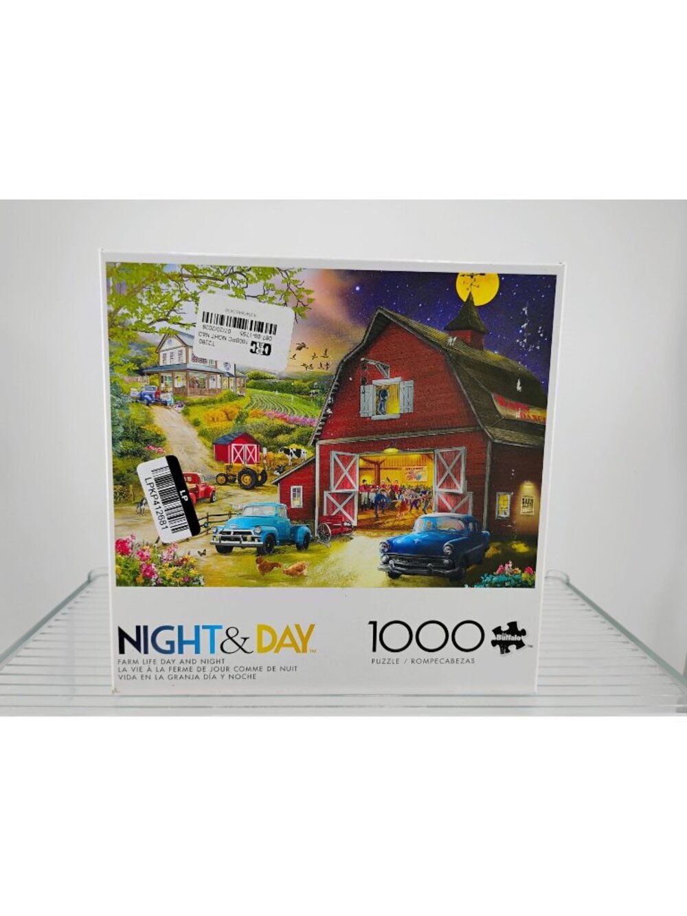Night & Day Farm Life 1000-Piece Jigsaw Puzzle By Buffalo Games